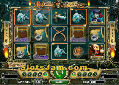 Ghost Pirates Slots Bonus Game
