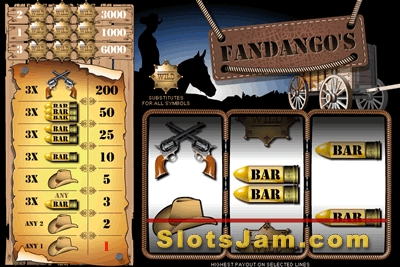 Fandango's 3 Line Slots