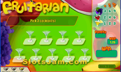 Fruitarian Slots Bonus Game