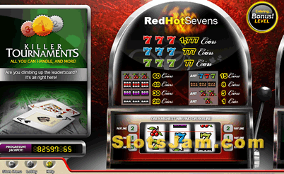 Red Hot Sevens Slots Bonus Game