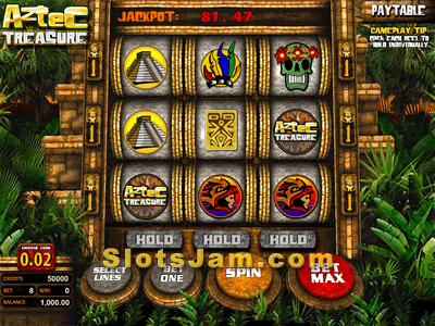 Aztec Treasure 3 reels Slots Bonus Game