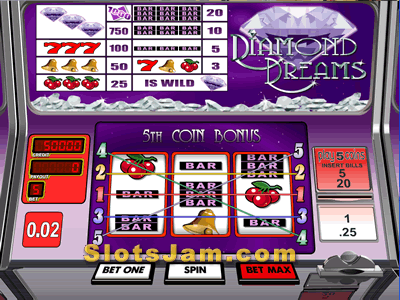 Diamond Dreams Slots Bonus Game