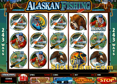 Alaskan Fishing Slots Bonus Game