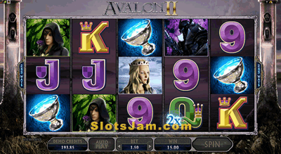 Avalon 2 Slots Bonus Game