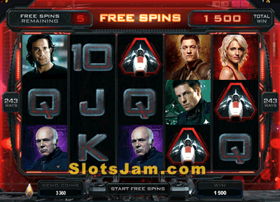 Battlestar Galactica Slots Bonus Game
