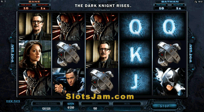The Dark Knight Rises Slots Bonus Game