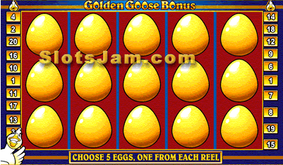 Golden Goose Crazy Chameleons Slots Bonus Game