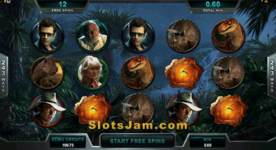 Jurassic Park Slots Bonus Game