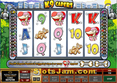 K9 Capers Slots Bonus Game
