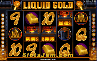 Liquid Gold Slots tiri gratis