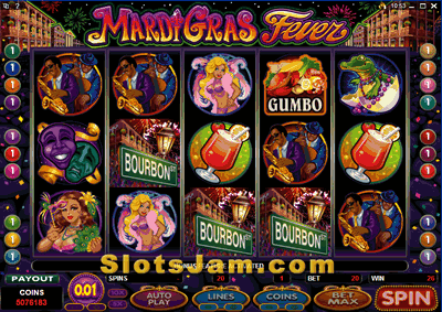 Mardi Gras Fever Slots Bonus Game