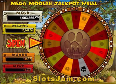 Mega Moolah Slots Bonus Game