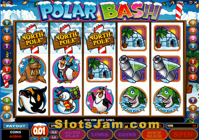 Polar Bash tiri gratis Bonus Game