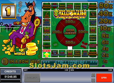 Who Wants to be a Stallionaire Slots Bonus Game