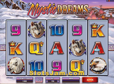 Mystic Dreams Slots Bonus Game