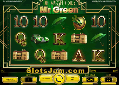 The Marvellous Mr Green Slots Bonus Game