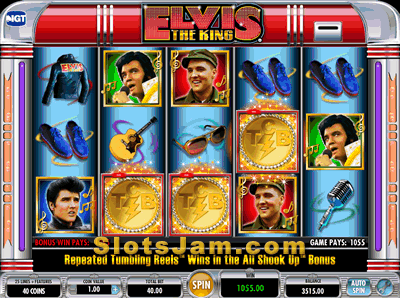 Elvis The King Slots Bonus Game