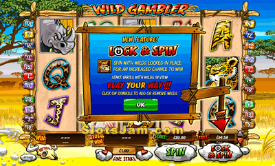 Wild Gambler Slots Bonus Game