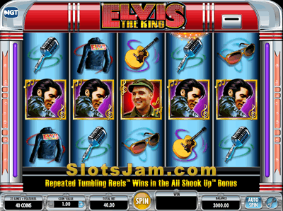 Elvis The King Slots Bonus Game