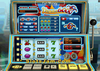 Vegas 6000 Slots Bonus Game
