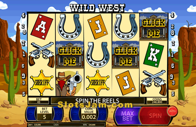 Wild West Slots Bonus Game
