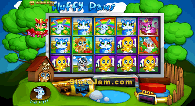 Fluffy Paws Slots Bonus Game