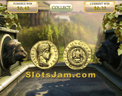 Glorious Rome Slots Bonus Game