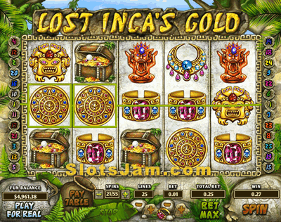 Lost Inca's Gold Slots Bonus Game