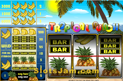 Tropical Punch 3 lines Slots