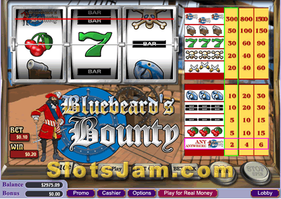Blue Beard's Bounty Slots