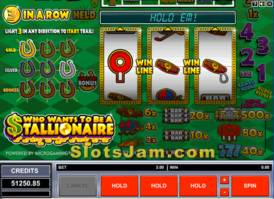 Who Wants to be a Stallionaire Slots